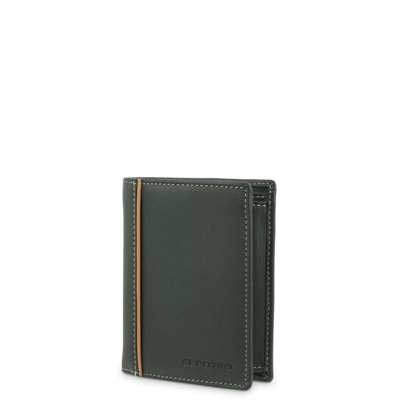 El potro Cartera monedero interior de hombre en piel vacuno verde Urban-E L P O T R O Últimos 3 días