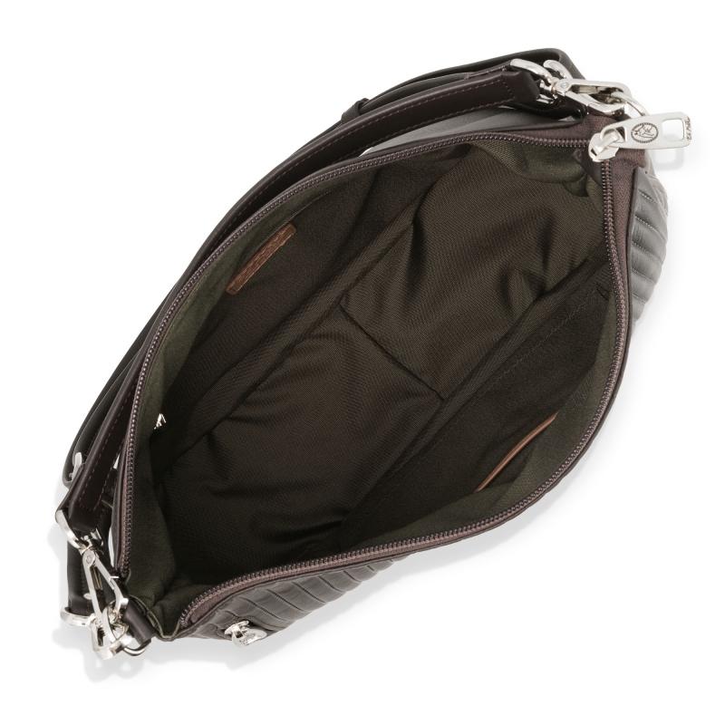 El potro Bolso Hobo mujer en piel vacuno color marrón- Cromo COMPRAR AHORA