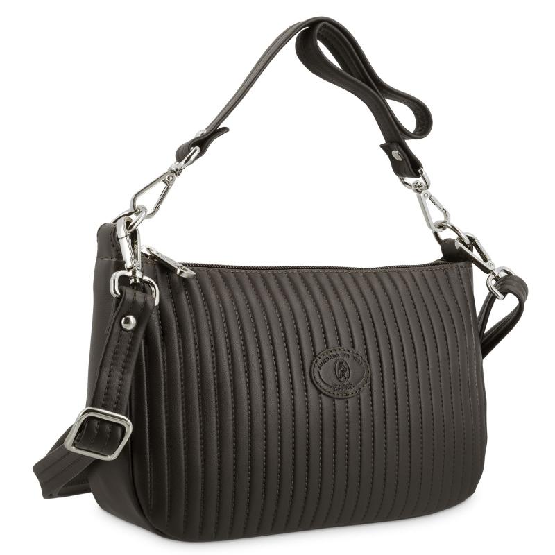 El potro Bolso de 2 asas de mujer en piel vacuno color marrón- Cromo Último día