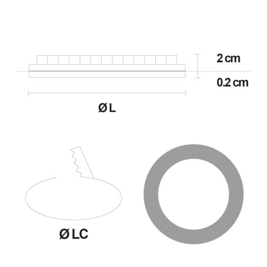 Els banys Downlight LED Slim Redondo Precio ultrabajo