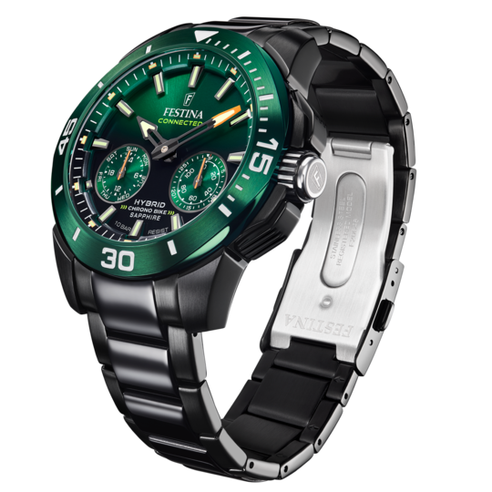 Festina FESTINA CONNECTED F20646/1 VERDE ACERO INOXIDABLE 316L HOMBRE Limitado a 3 días