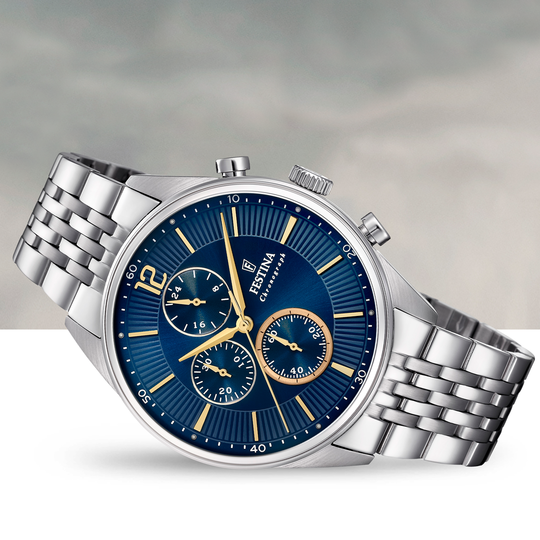 Festina RELOJ DE HOMBRE FESTINA TIMELESS CHRONOGRAPH F20285/3 CON ESFERA AZUL En oferta