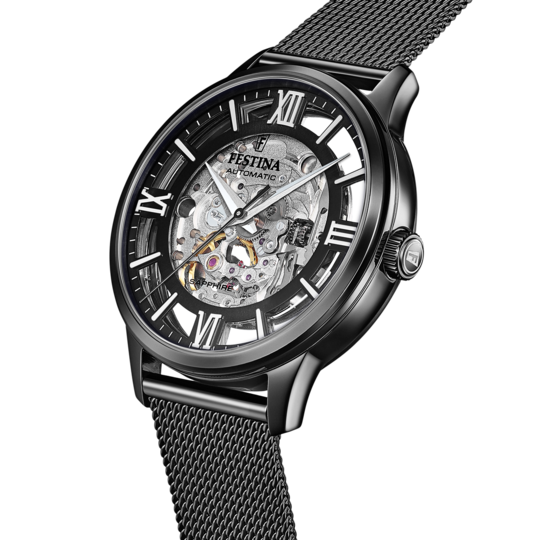 Festina RELOJ DE HOMBRE FESTINA AUTOMATIC SKELETON F20535/1 CON ESFERA NEGRA Descuentos del mes