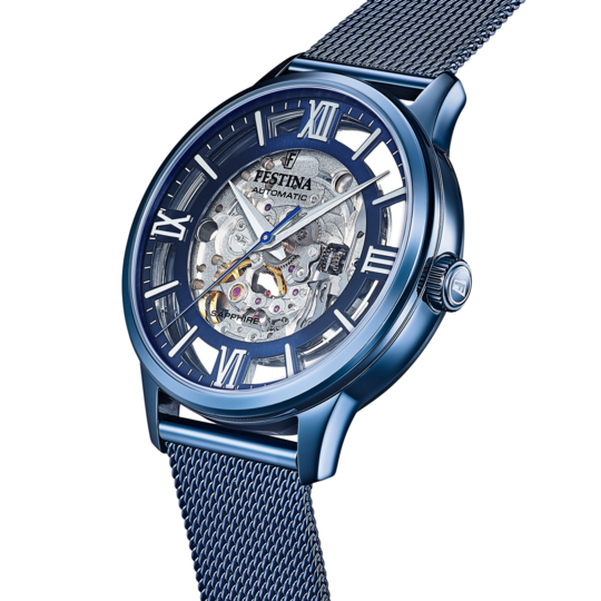 Festina RELOJ DE HOMBRE FESTINA AUTOMATIC SKELETON F20574/1 CON ESFERA AZUL En línea