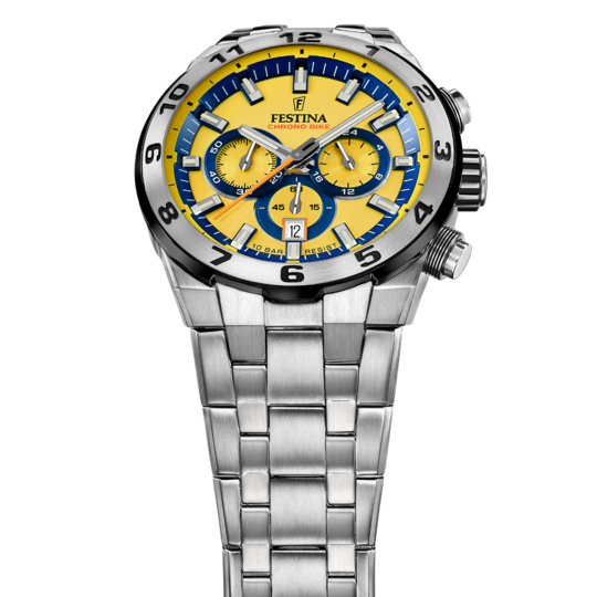 Festina RELOJ PARA HOMBRE FESTINA CHRONO BIKE AMARILLO CON CORREA DE ACERO F20670/4 Tienda