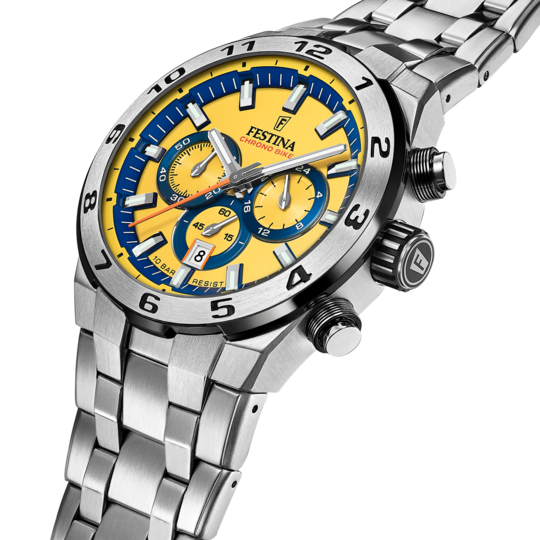 Festina RELOJ PARA HOMBRE FESTINA CHRONO BIKE AMARILLO CON CORREA DE ACERO F20670/4 Tienda
