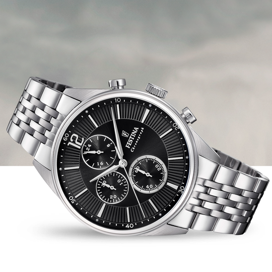 Festina RELOJ DE HOMBRE FESTINA TIMELESS CHRONOGRAPH F20285/4 CON ESFERA NEGRA Rebajas online