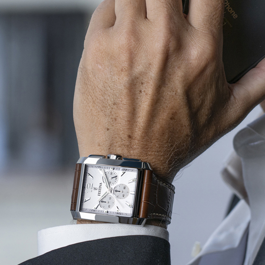 Festina RELOJ DE HOMBRE FESTINA TIMELESS CHRONOGRAPH F20636/1 CON ESFERA PLATEADA Envío gratis