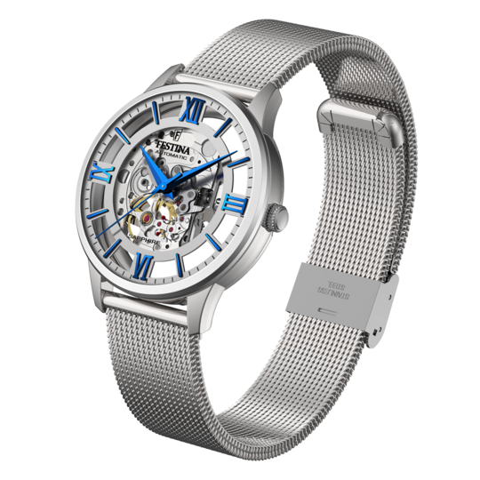 Festina RELOJ DE HOMBRE FESTINA AUTOMATIC SKELETON F20534/1 CON ESFERA PLATEADA Últimos 2 días