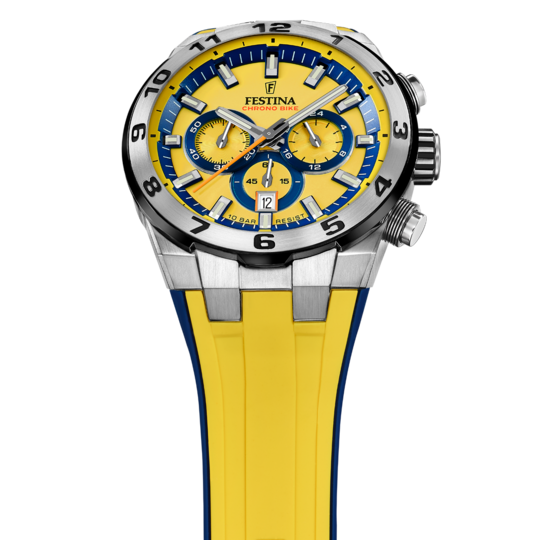 Festina RELOJ PARA HOMBRE FESTINA CHRONO BIKE AMARILLO CON CORREA DE CAUCHO F20671/4 Promoción trimestral