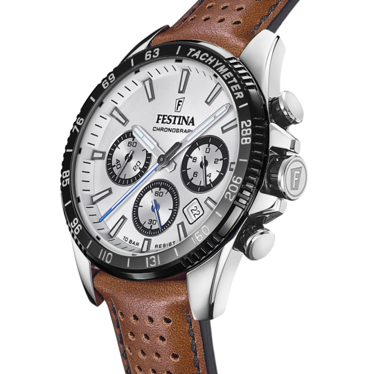 Festina RELOJ DE HOMBRE FESTINA TIMELESS CHRONOGRAPH F20561/1 CON ESFERA PLATEADA Promoción por tiempo limitado