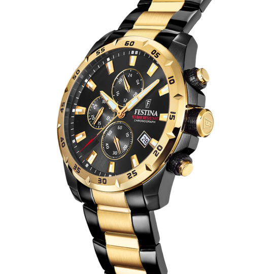 Festina RELOJ FESTINA F20563 / 1 NEGRO CORREA DE ACERO HOMBRE Grandes descuentos