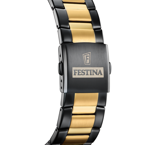 Festina RELOJ FESTINA F20563 / 1 NEGRO CORREA DE ACERO HOMBRE Grandes descuentos