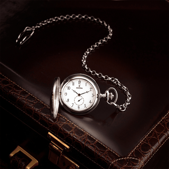 Festina RELOJ DE BOLSILLO PARA HOMBRE FESTINA POCKET F2026/1 CON ESFERA BLANCA Oferta exclusiva