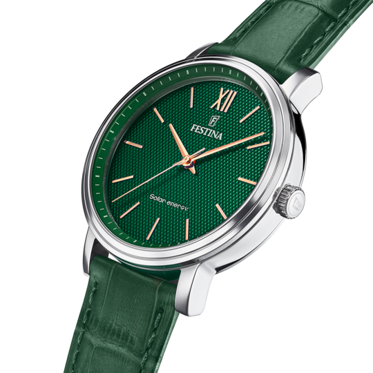 Festina FESTINA SOLAR ENERGY F20660/5 VERDE CUERO HOMBRE Oferta especial