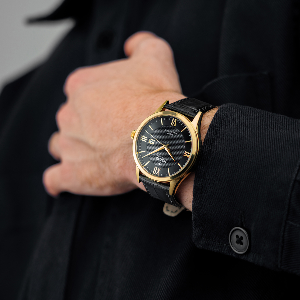 Festina RELOJ DE HOMBRE FESTINA SWISS MADE F20010/4 CON ESFERA NEGRA Grandes ahorros