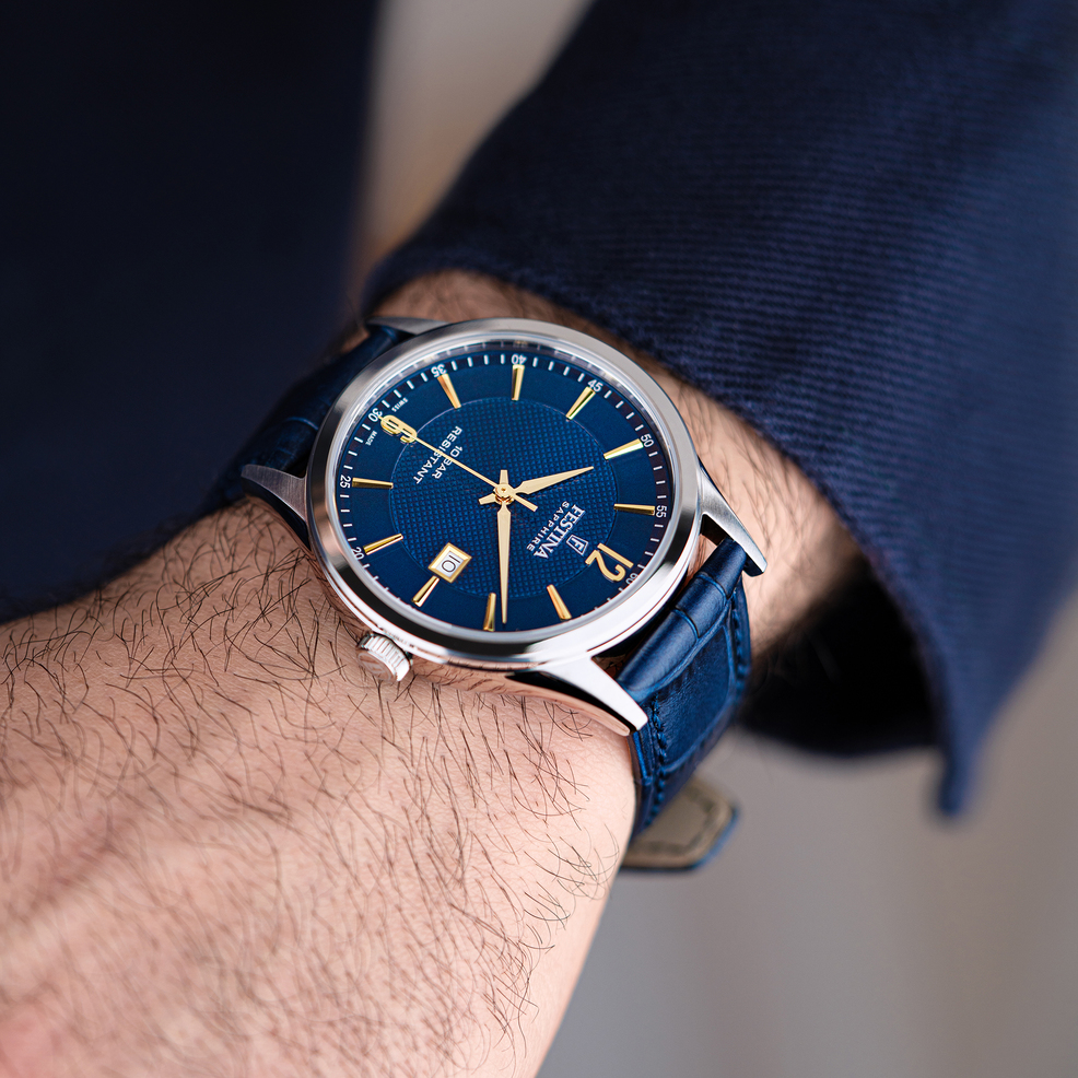 Festina RELOJ DE HOMBRE FESTINA SWISS MADE F20007/3 CON ESFERA AZUL Outlet online