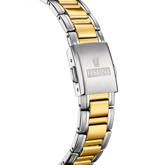 Festina RELOJ FESTINA SWISS SWISS MADE F20027/1 BLANCO CORREA DE ACERO INOXIDABLE 316L HOMBRE Rebajas de fin de temporada