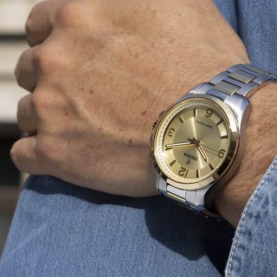 Festina FESTINA SOLAR ENERGY F20657/2 CHAMPAGNE ACERO INOXIDABLE 316L HOMBRE Envío gratis