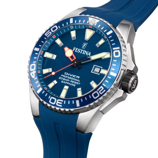 Festina RELOJ FESTINA F20664/1 AZUL CORREA DE CAUCHO HOMBRE Grandes descuentos