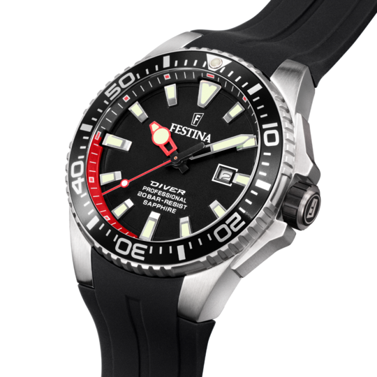 Festina RELOJ FESTINA F20664/3 NEGRO CORREA DE CAUCHO HOMBRE Envío internacional gratuito