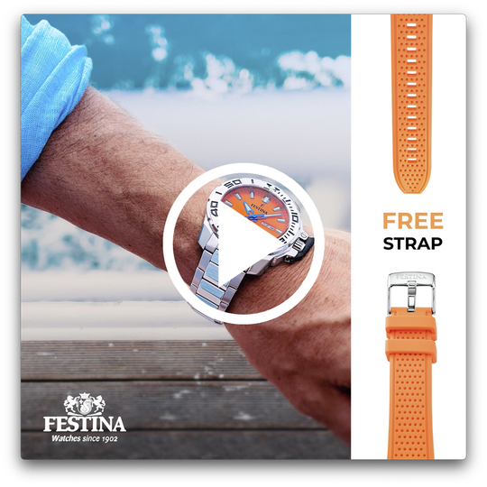 Festina RELOJ FESTINA F20665/2 VERDE CORREA DE ACERO INOXIDABLE 316L HOMBRE Limitado a 3 días