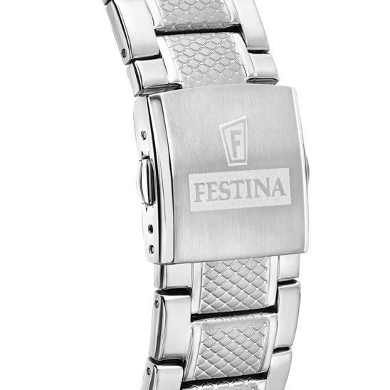 Festina RELOJ FESTINA TIMELESS CHRONOGRAPH F20668/6 NEGRO CORREA DE ACERO INOXIDABLE 316L HOMBRE Descuento por venta flash