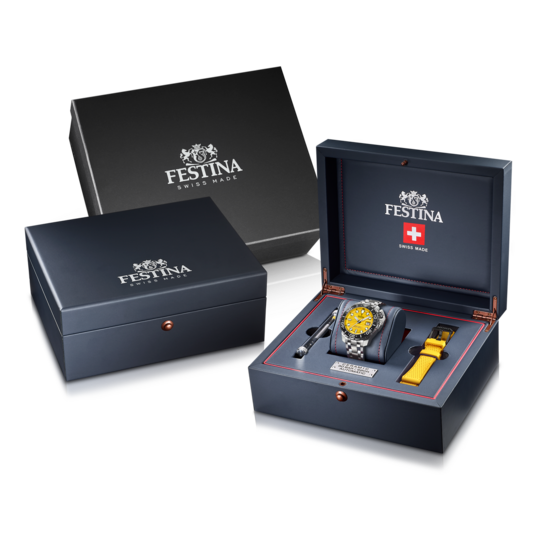 Festina RELOJ FESTINA SWISS F20043/1 AMARILLO HOMBRE Oferta especial