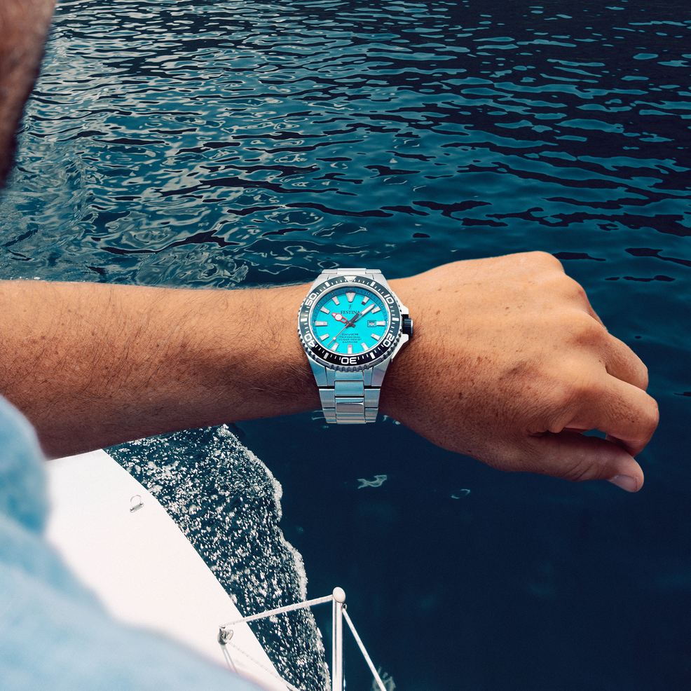 Festina RELOJ FESTINA F20663/5 AZUL CORREA DE ACERO INOXIDABLE 316L HOMBRE Oferta exclusiva