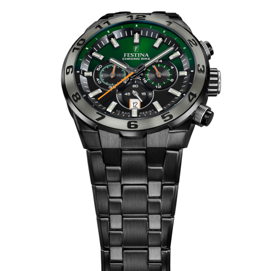 Festina RELOJ FESTINA CHRONO BIKE F20673/2 VERDE CORREA DE ACERO INOXIDABLE 316L HOMBRE Rebajas de fin de temporada