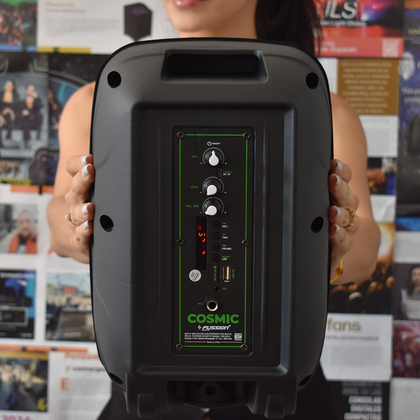 Fussion PBS-8053 BAFLE AMPLIFICADO 8" COSMIC 10 000W P.M.P.O Ahorra y exporta