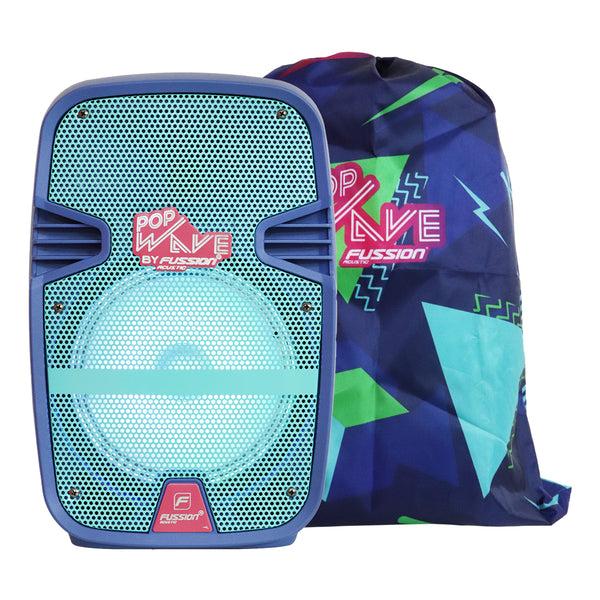 Fussion PBS-9936 POP WAVE BAFLE AMPLIFICADO 8" 20 000W P.M.P.O BACKPACK INCLUIDA Oferta exclusiva