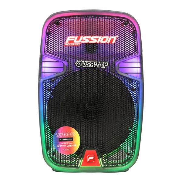 Fussion PBS-8042 ¡Lleva la fiesta al siguiente nivel con Iluminación 360 8" 18 000W P.M.P.O OVERLAP Descuento por venta flash