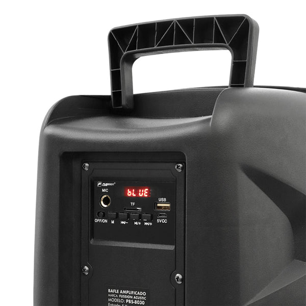 Fussion PBS-8030 Experimenta un sonido infernal DIABLO el bafle amplificado de 8" 15 000W P.M.P.O Ofertas de temporada