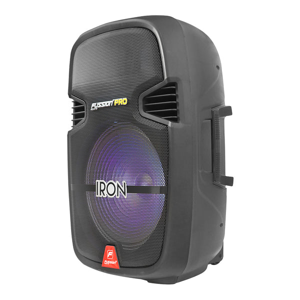 Fussion PBS-1004 IRON Experimenta un sonido potente con el Bafle Amplificado 15" y 25 000W P.M.P.O Rebajas de fábrica