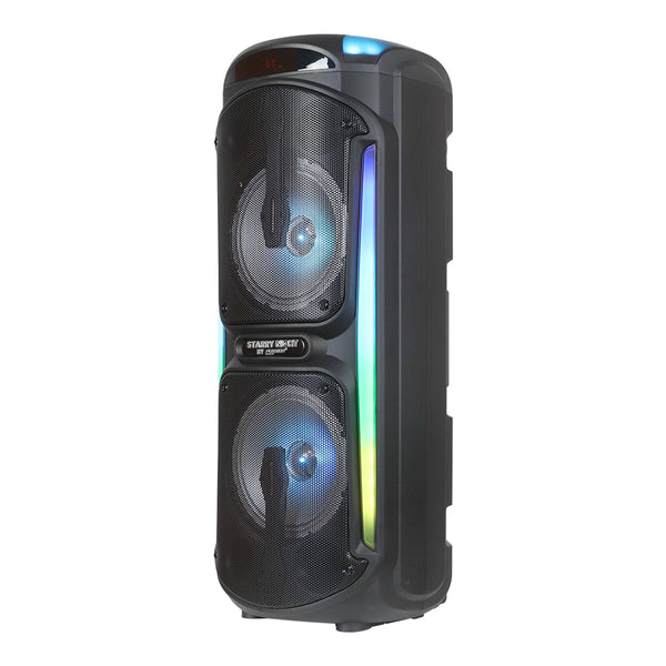 Fussion PBS-2X8002 STARRY NIGHT BAFLE AMPLIFICADO 2X8" 40 000W P.M.P.O Envío gratis