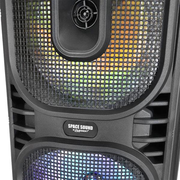 Fussion PBS-2X8003 BAFLE AMPLIFICADO SPACE SOUND 40 000W P.M.P.O 2X8" Últimos 3 días
