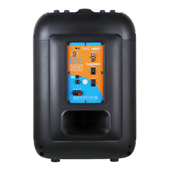 Fussion PBS-12019 BAFLE AMPLIFICADO FIRE BEAT 12" 40 000W P.M.P.O Promoción por tiempo limitado