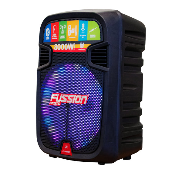 Fussion PBS-12010 Bafle amplificado 12" 8 000W P.M.P.O Oferta especial de fábrica
