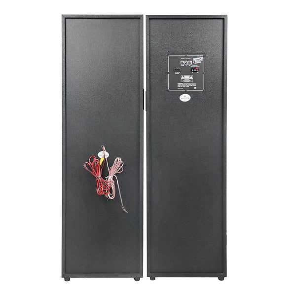 Fussion PBS-10X20007 JUEGO DE BAFLES ACTIVO Y PASIVO 2X10" 10 000W P.M.P.O Ahorra y exporta