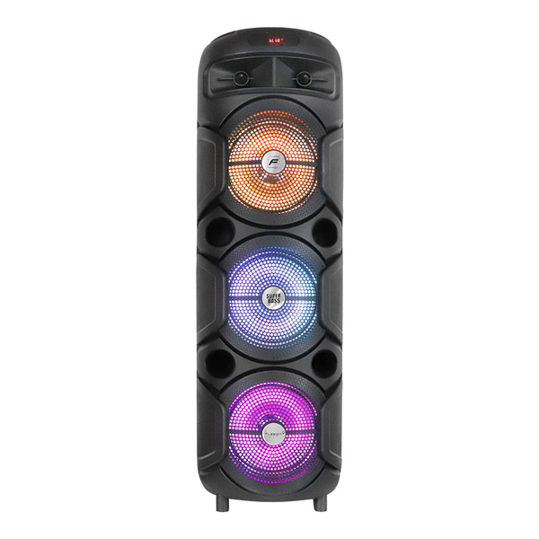 Fussion PBS-8X3004 BAFLE AMPLIFICADO SUPER BASS 3X8" 40 000W P.M.P.O Precios de Black Friday