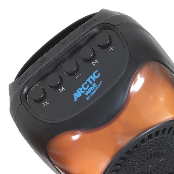 Fussion ISP-23005 ARTIC WAVE BOCINA PORTÁTIL 2X3" 10 000W P.M.P.O Grandes ahorros