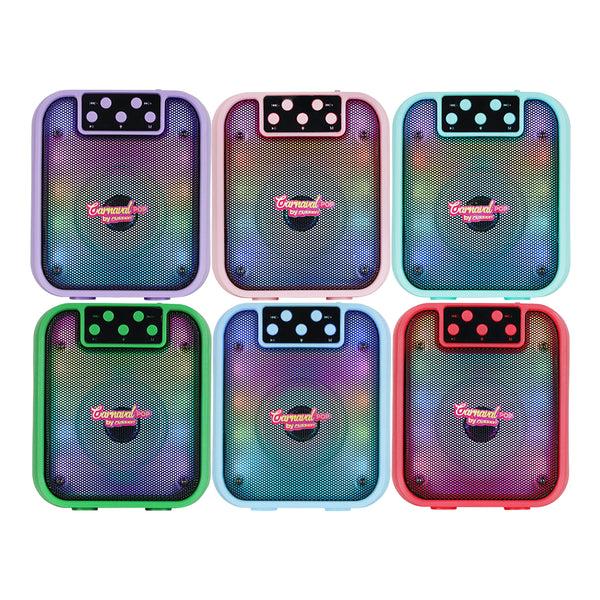 Fussion ISP-3043 ¡Lleva el espíritu del Carnaval en tus manos con la Bocina Portátil CARNAVAL POP de 3" con 5000W P.M.P.O Rebajas de fábrica