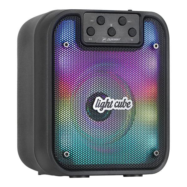 Fussion ISP-3043 LIGHT CUBE BOCINA PORTÁTIL 3" 5 000W P.M.P.O Tienda