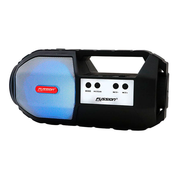 Fussion ISP-3017 Bocina portátil 3" con lámpara LED 1 000 W P.M.P.O Mejor oferta