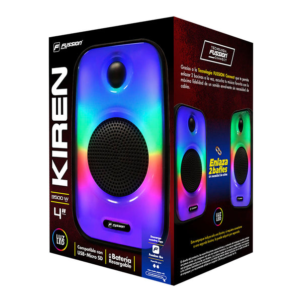 Fussion ¡ISP-4040 KIREN 3 500W P.M.P.O no puede faltar en tus reuniones Precio de fábrica