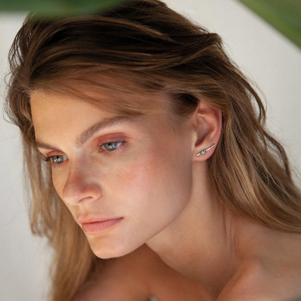 Gold&roses PENDIENTES SPIKE JARDÍN DE AIRE Oferta especial de fábrica