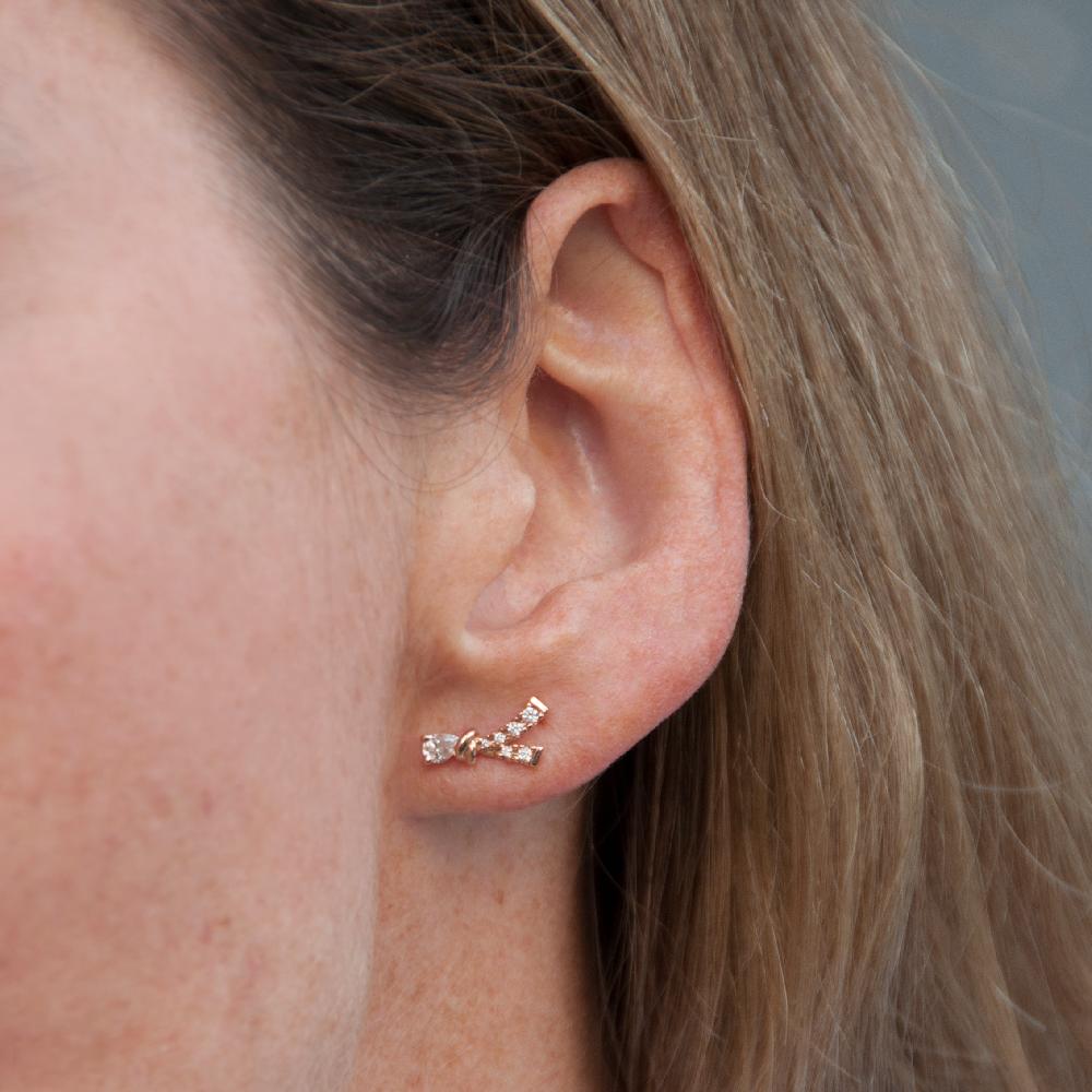 Gold&roses Pendientes Knot Lady B Envío gratis