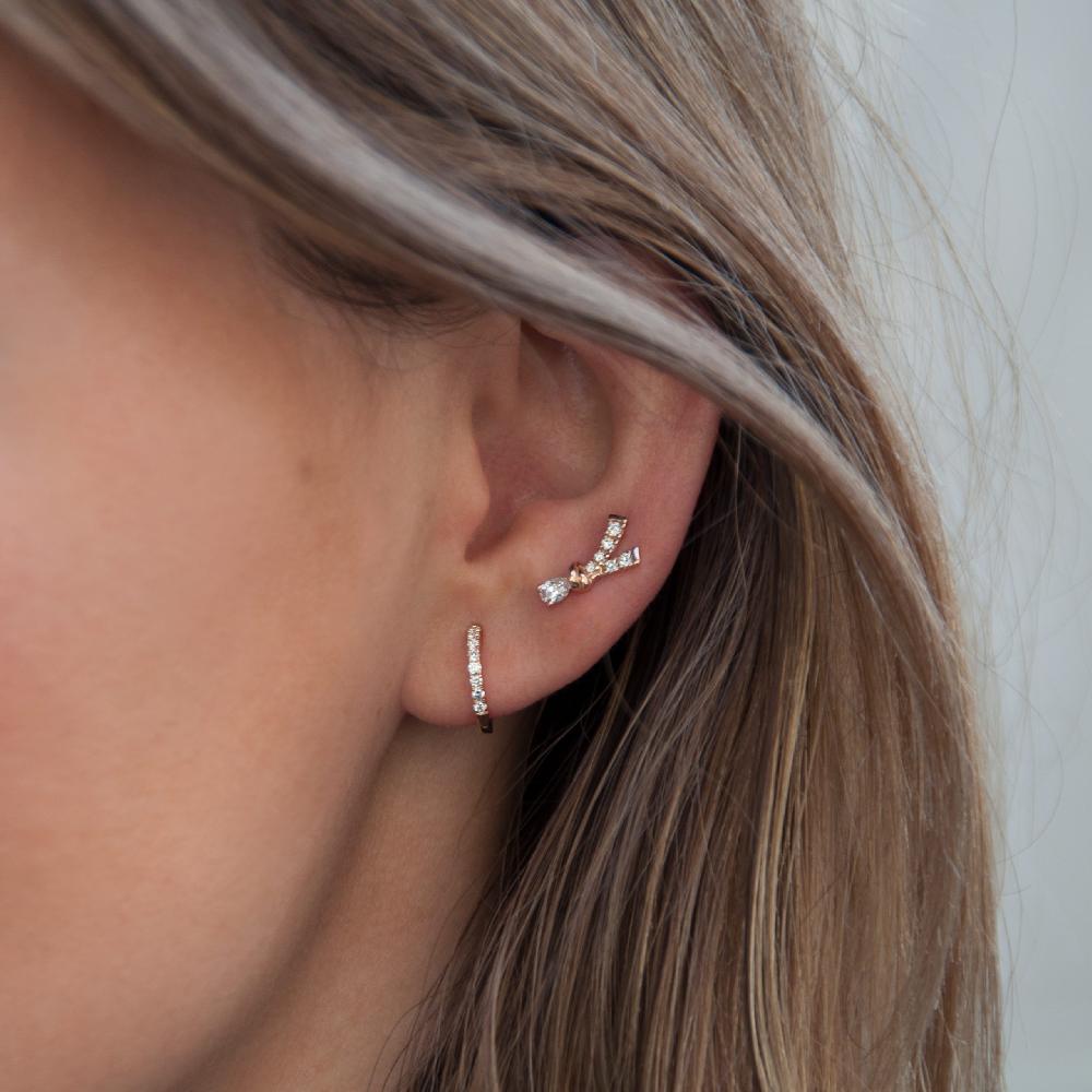 Gold&roses Pendientes Knot Lady B Envío gratis