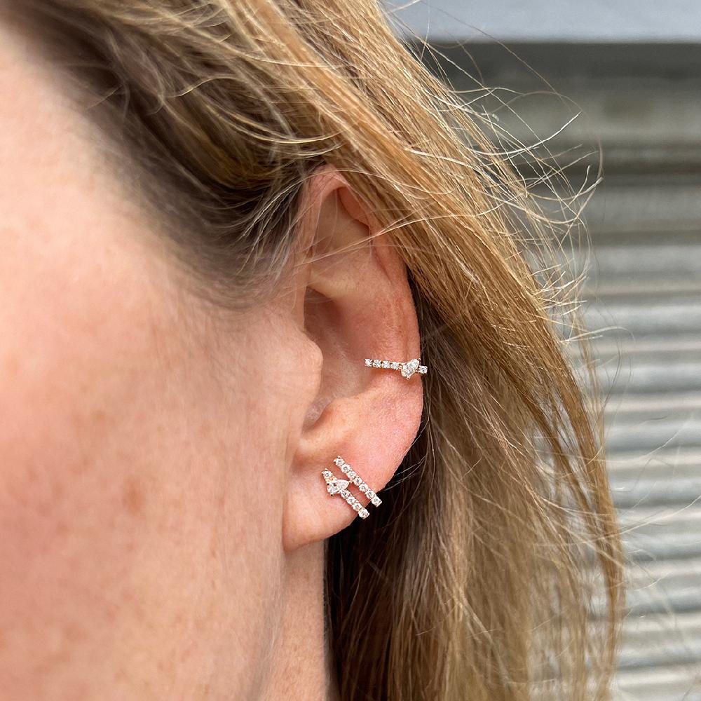 Gold&roses Ear Cuff HÉRITÉ Tienda de fábrica